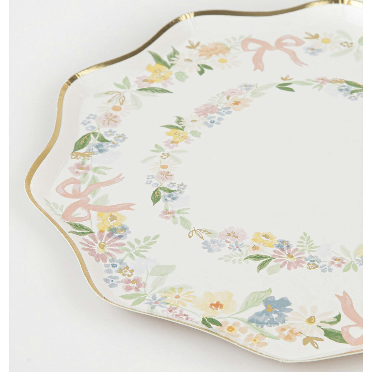 Elegant Floral Side Plates