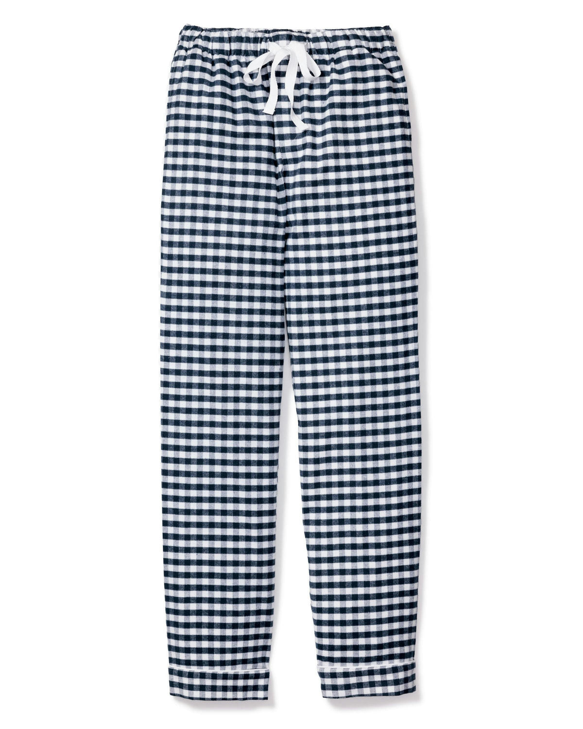 Men's Twill Pajama Pant in Navy Gingham