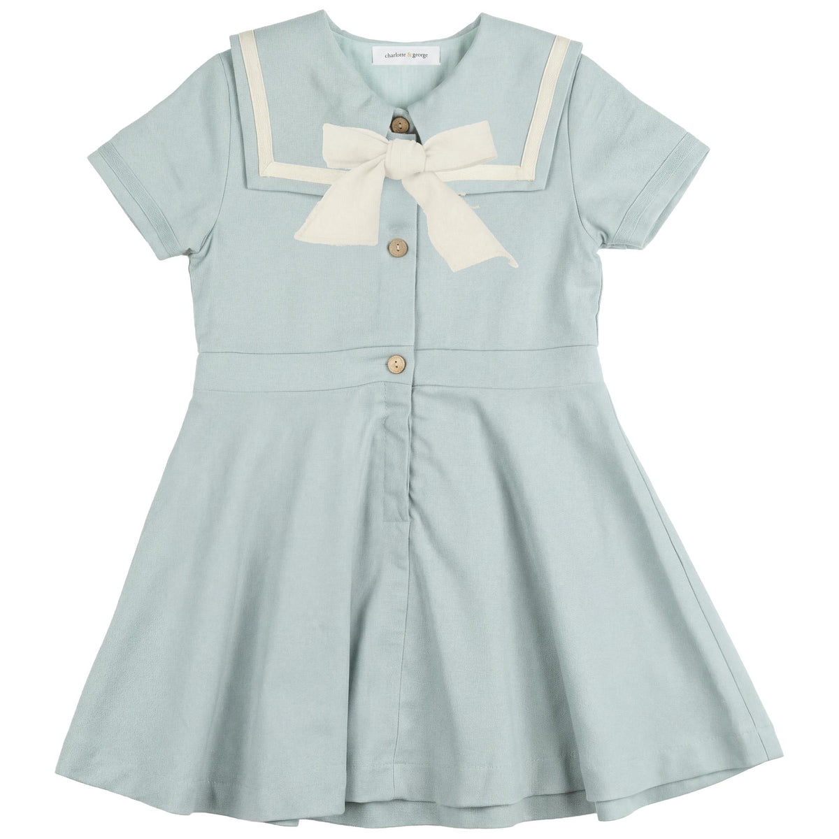 Dress In Solid Fabric