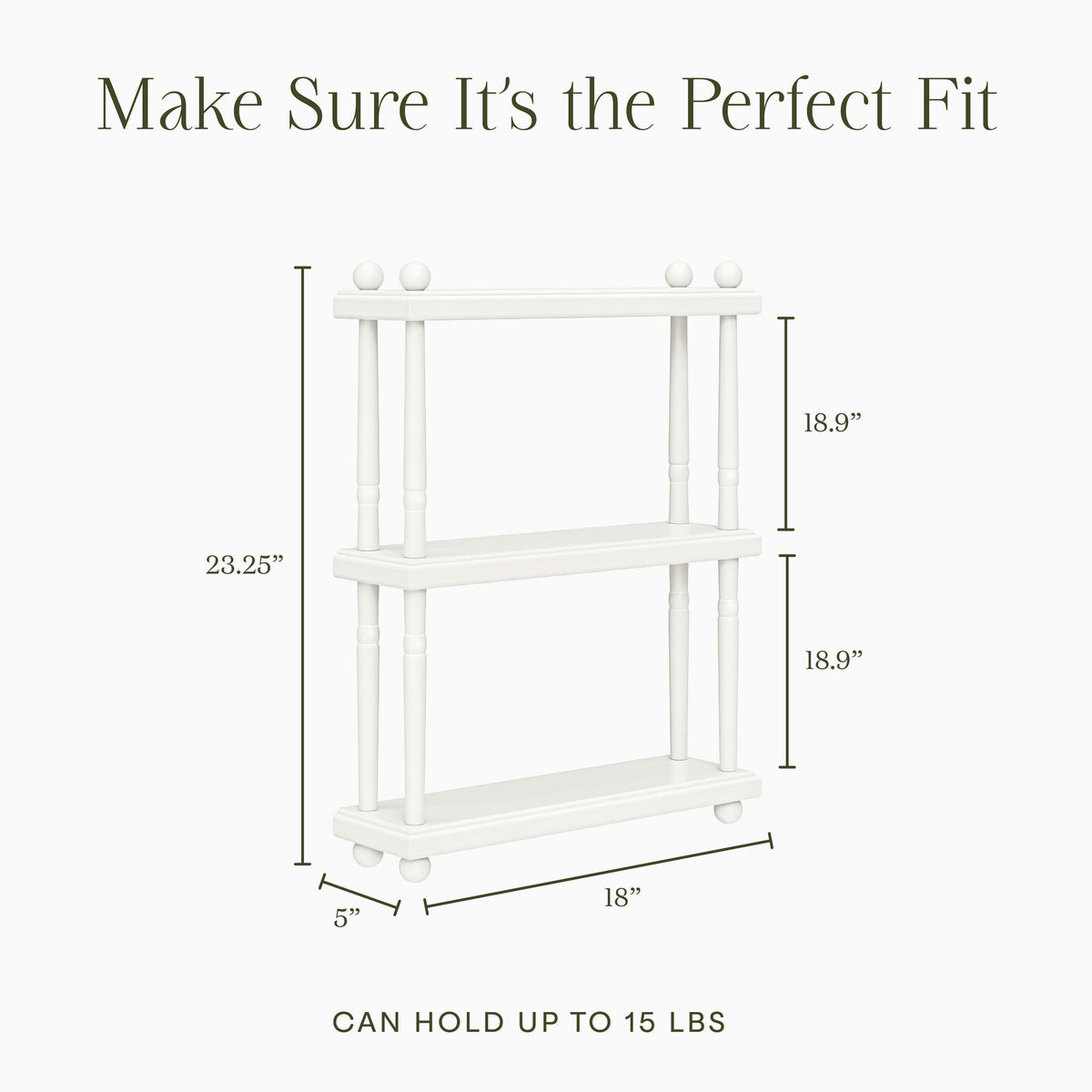 Namesake Kids Liberty Tiered Wall Shelf