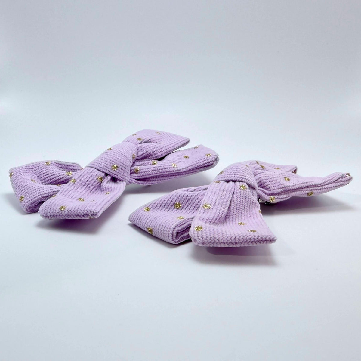 Golden Dot Bow Clips (Set of 2)