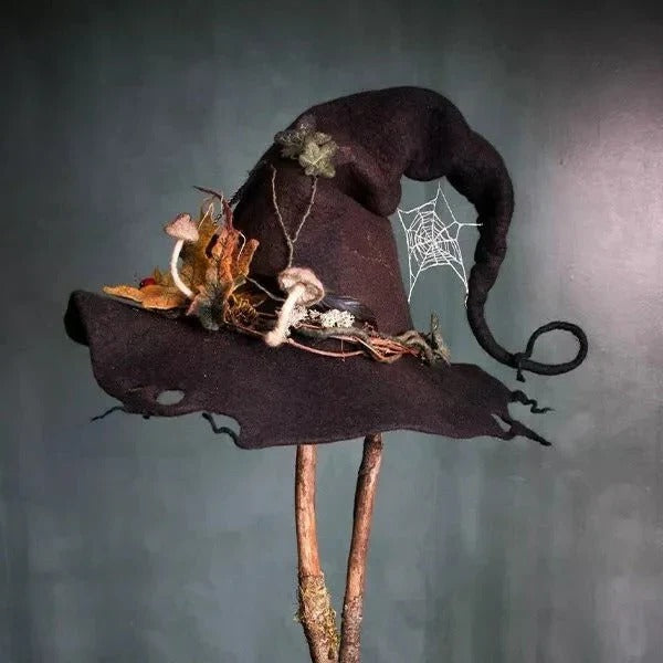 Adjustable Pointed Witch Costume Hat