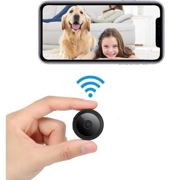 Mini Wireless Magnetic Camera – Live Audio & Video Feed with Magnet Mount for Home & Car