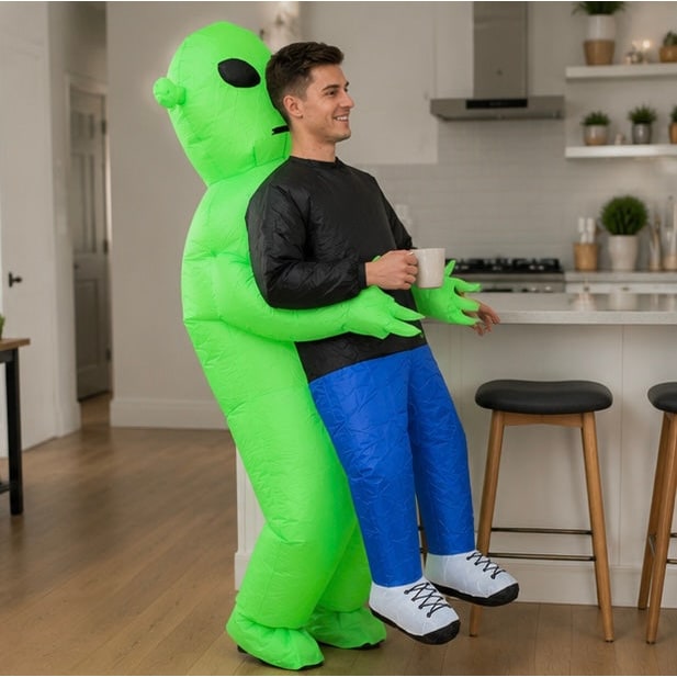 Kids' Inflatable Alien Halloween Costume
