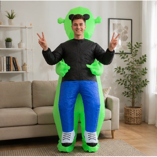 Kids' Inflatable Alien Halloween Costume