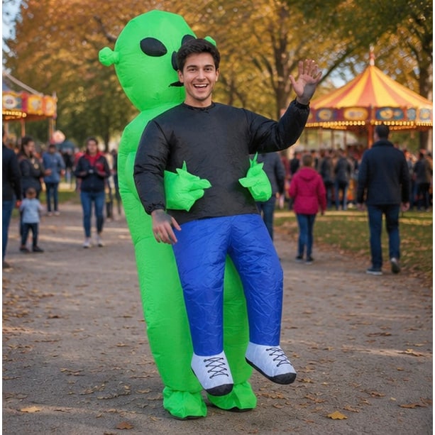 Kids' Inflatable Alien Halloween Costume