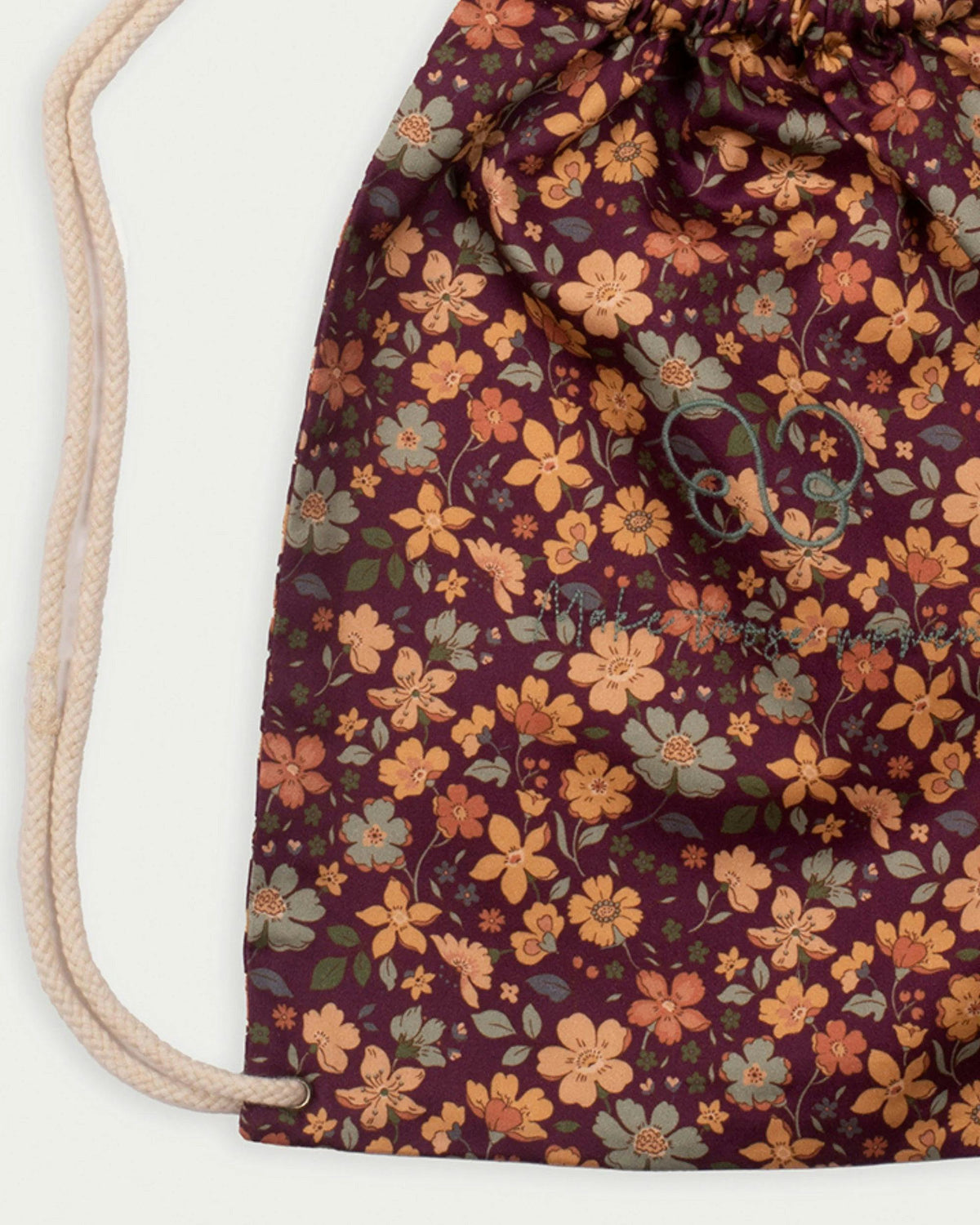 Bunny Bag - Garden Flowers Plum