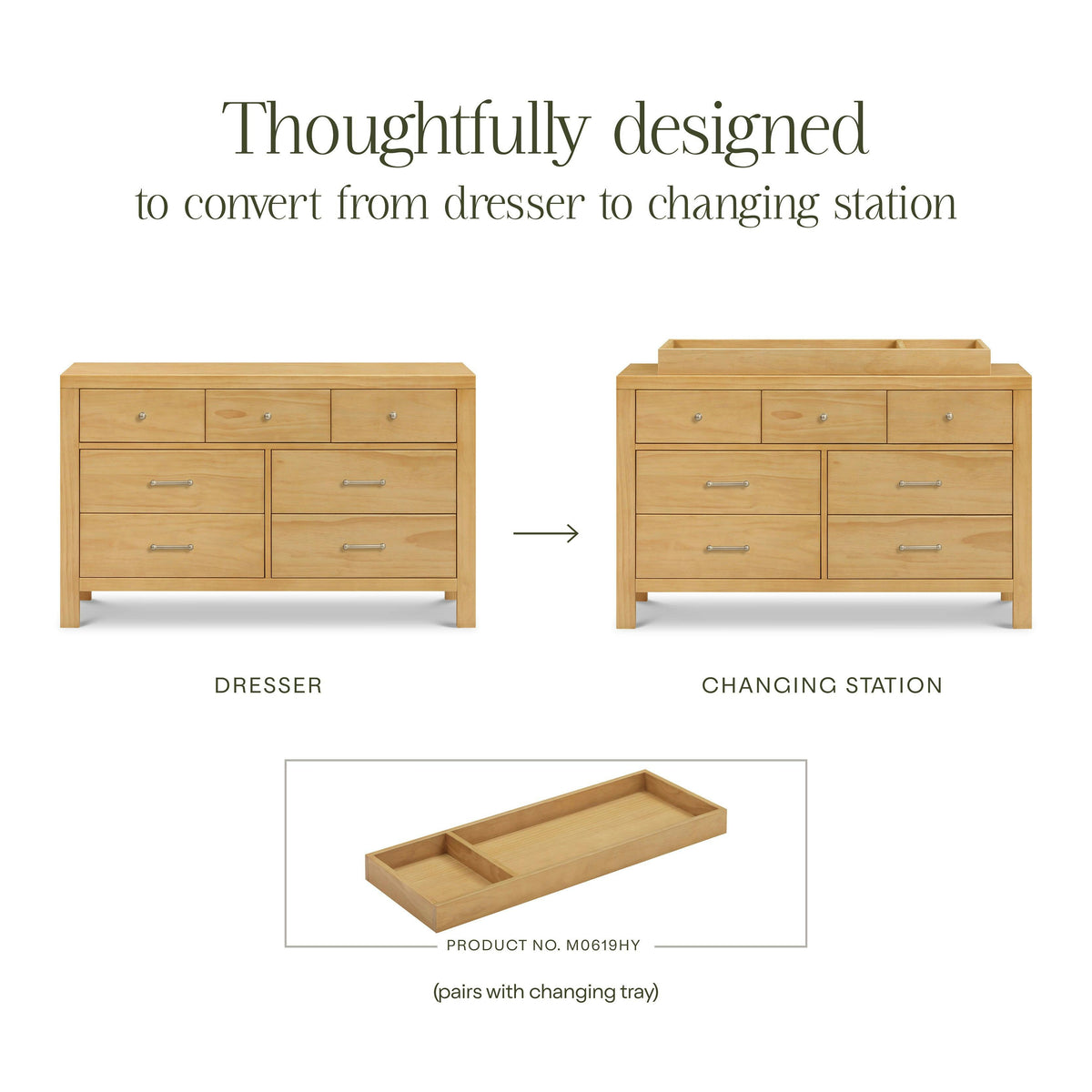 Namesake Nantucket 7-Drawer Wide Assembled Dresser (56")