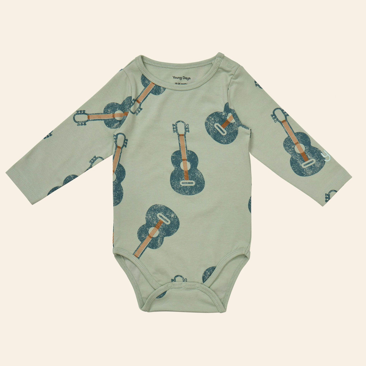 Printed Longsleeve Onesie