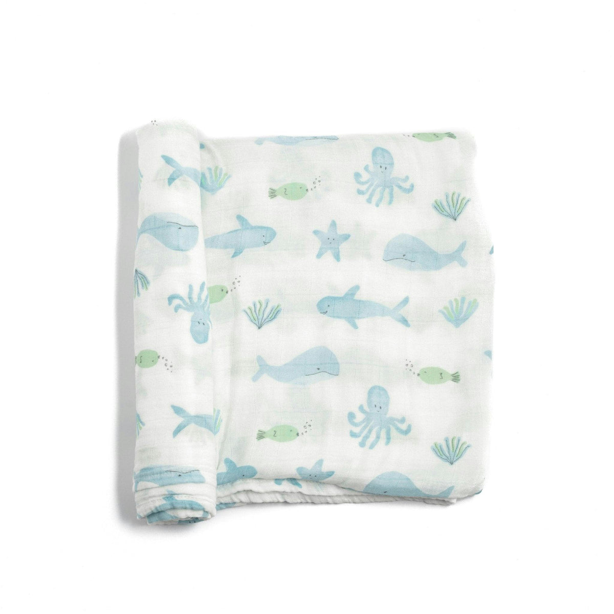 Bamboo Muslin Swaddle Blanket in The Fun-gis