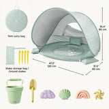 Tiny Land® 4-in-1 Tent: Beach Tent & Sand Toy Set