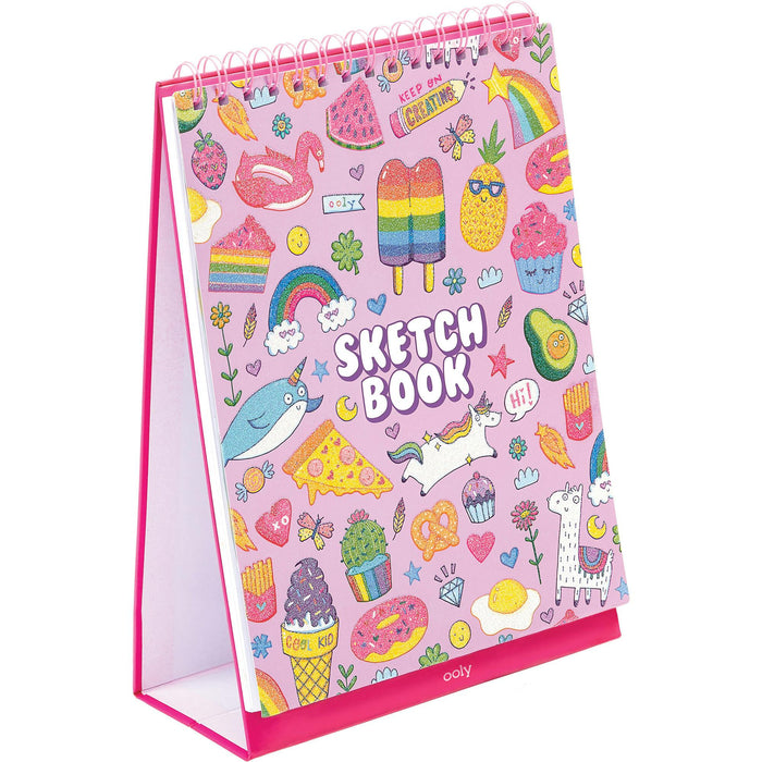 Sketch & Show Standing Sketchbook - Cute Doodle World - 45 Pages