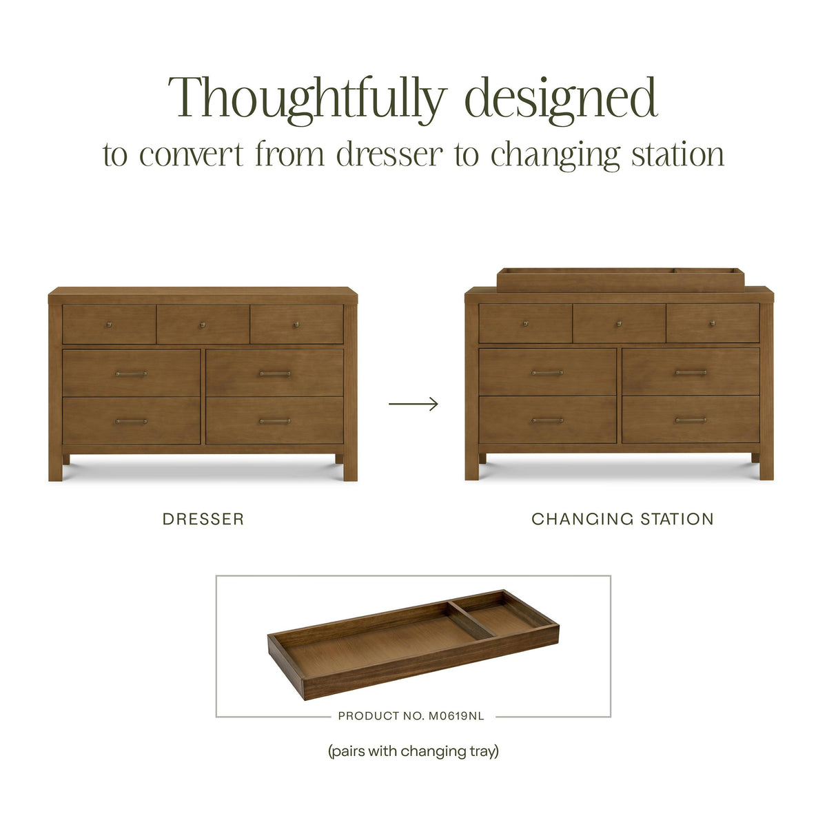 Namesake Nantucket 7-Drawer Wide Assembled Dresser (56")
