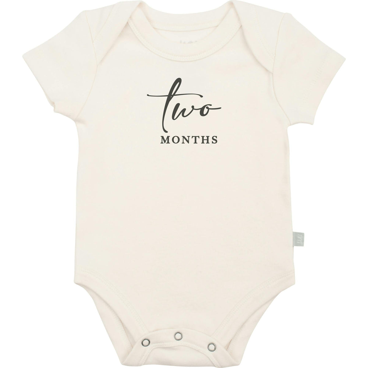 graphic bodysuit | two months milestone charcoal