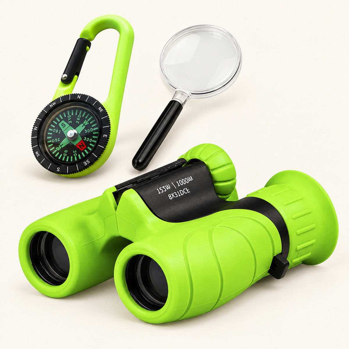 Kids 8x Binoculars and Explorer Set