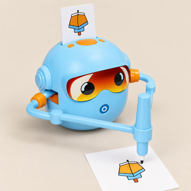 Kids Drawing Robot with 100 Activity Cards