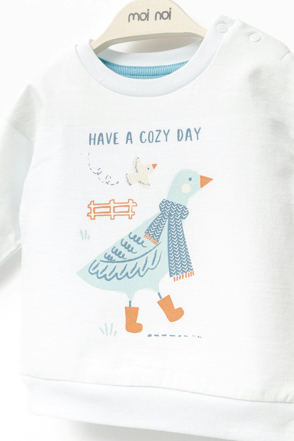 White Winter Goose Graphic Outfit