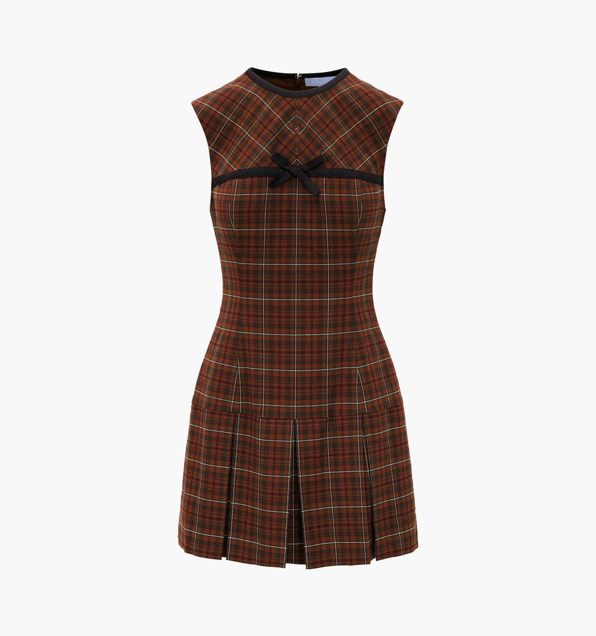 The Michelle Dress - Chestnut Plaid