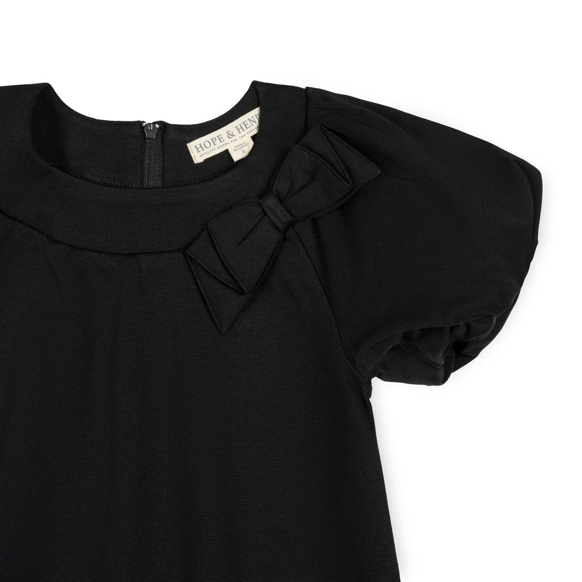 Bubble Sleeve Ponte Dress