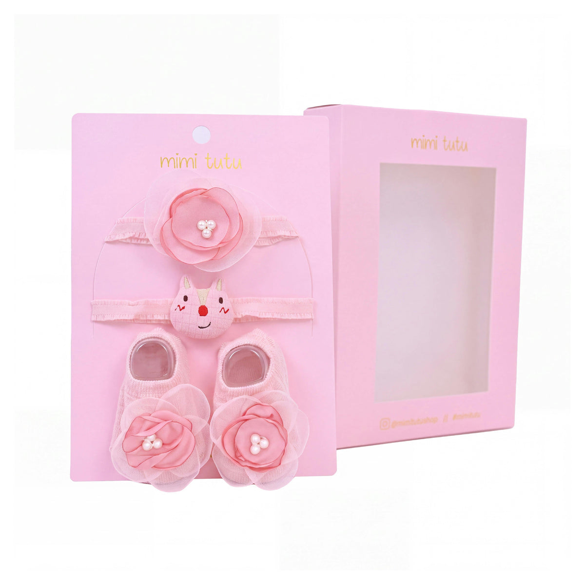 Little Blossoms Headband & Sock Gift Set