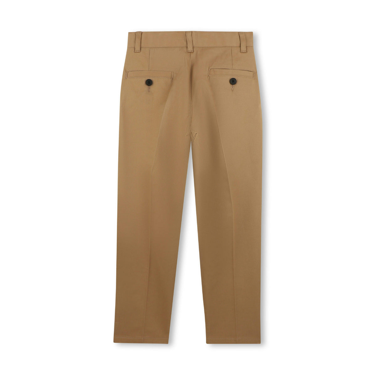 Beige Pleated Trousers