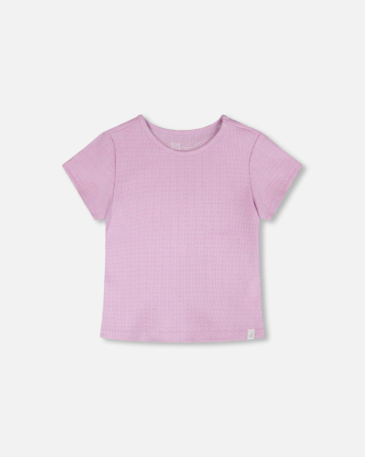 Crinkle Jersey T-Shirt Lilac