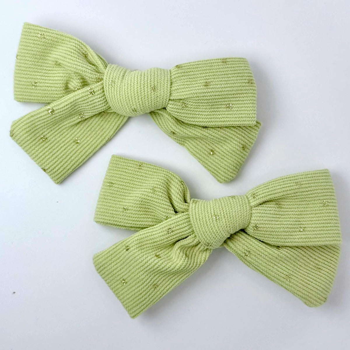 Golden Dot Bow Clips (Set of 2)