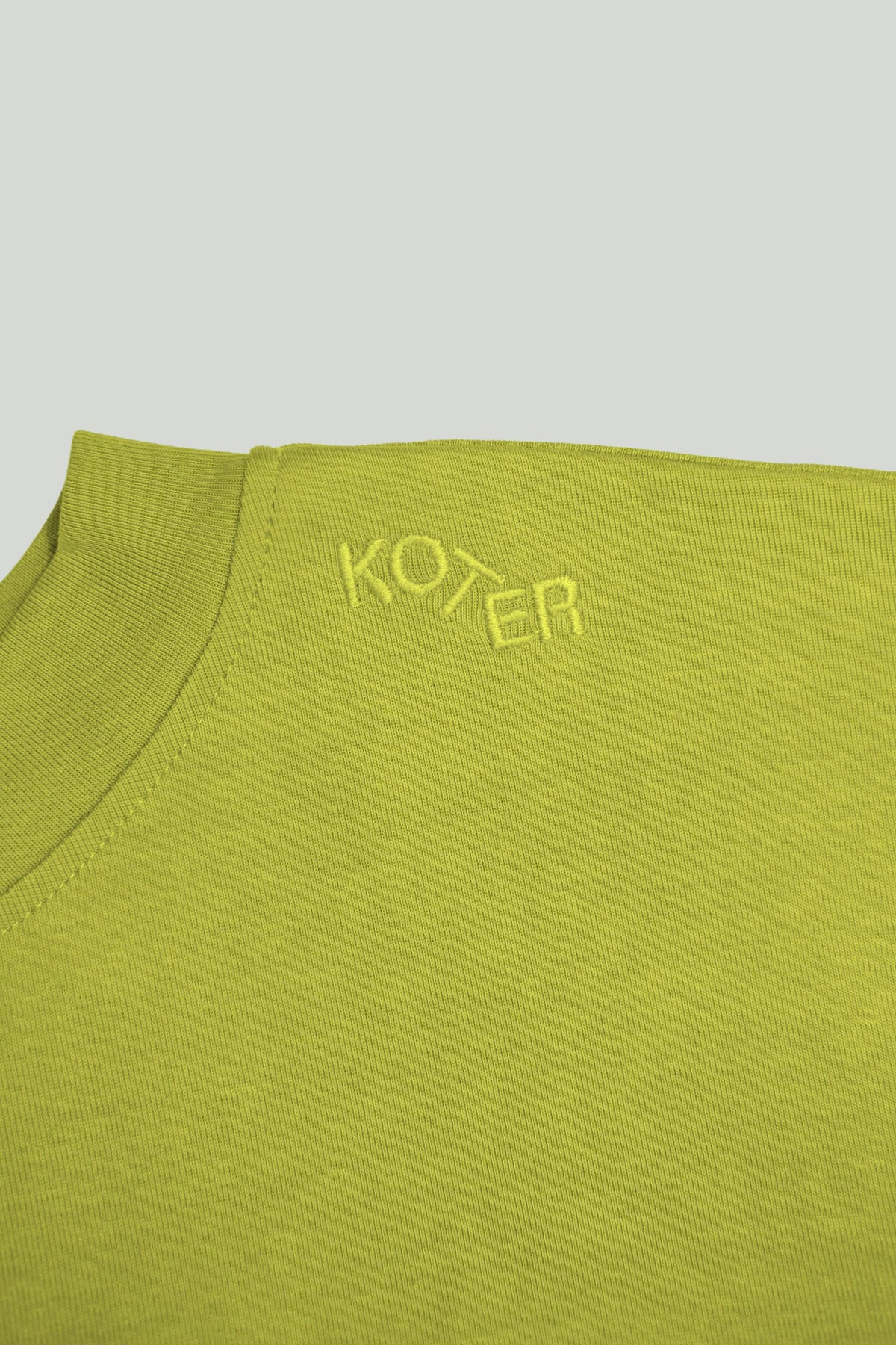 Adult Rory Apple Green Cotton Rib Tee
