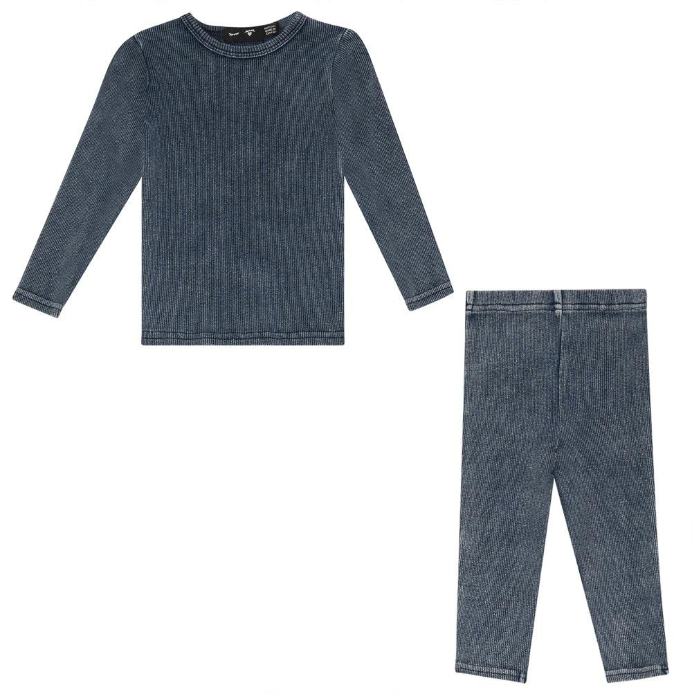 Wash Denim 2 PC Set