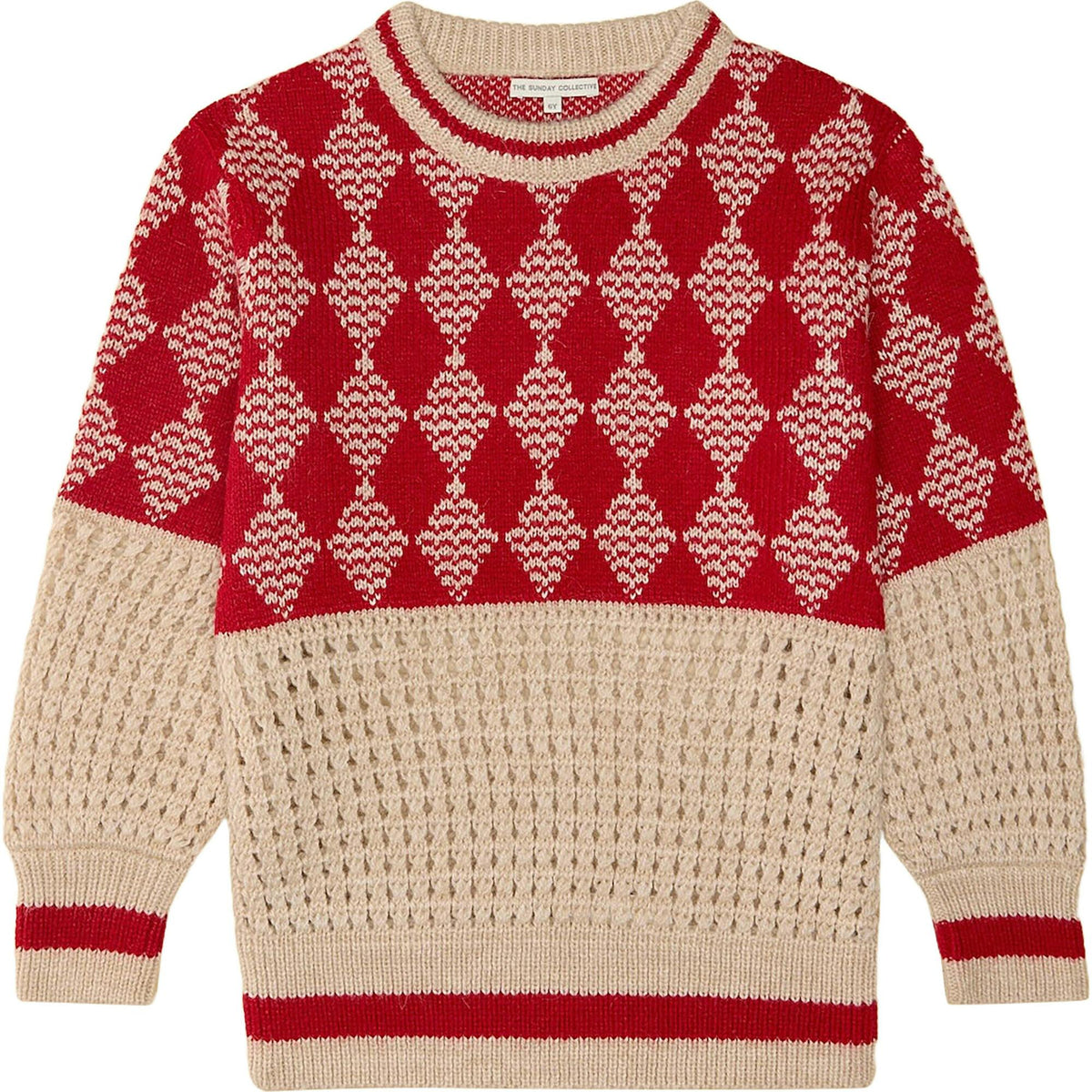 Alpaca Checker Sweater
