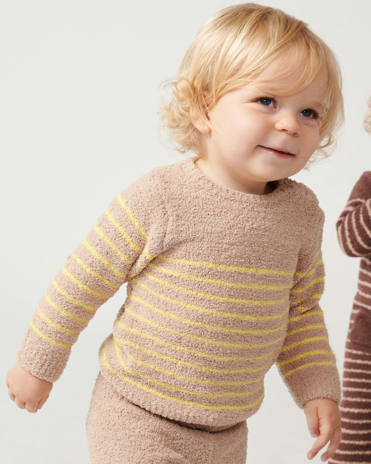 Long Sleeve Top Striped - Fuzzy
