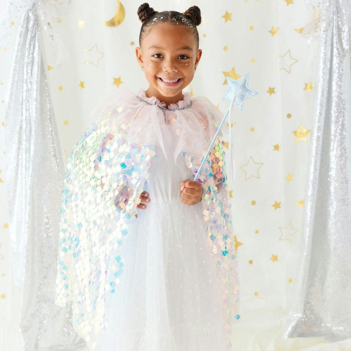 Starlight Sequin Cape