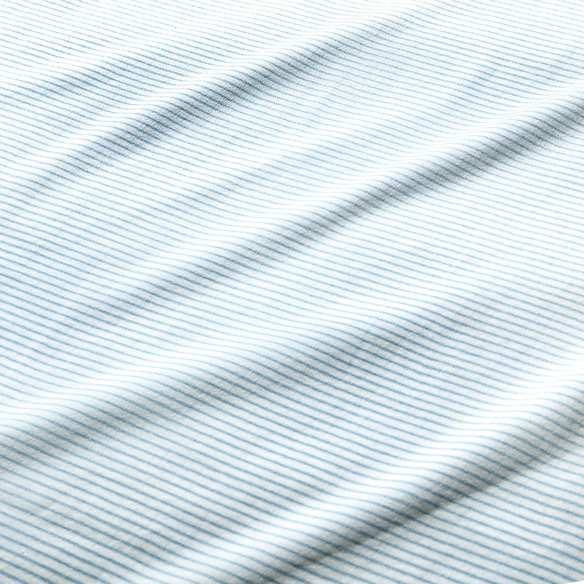"Lil Bro" Short Sleeve Bodysuit in Light Blue Stripe