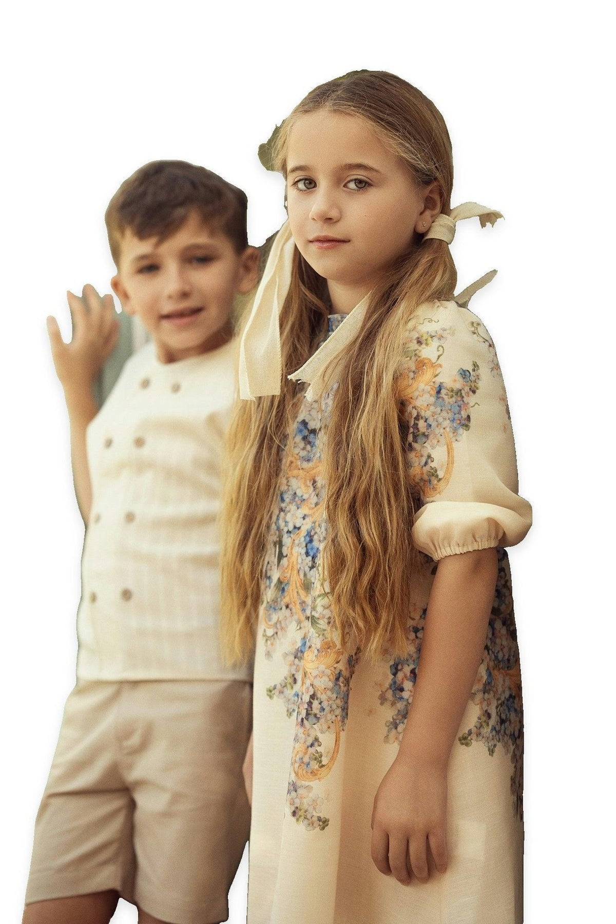 Boarder Floral Dress
