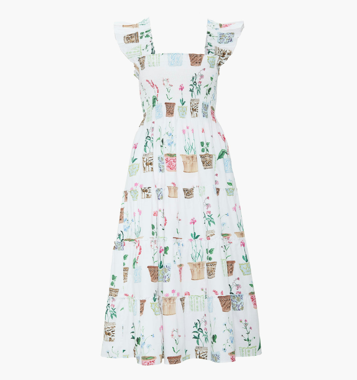 The Ellie Nap Dress - Flower Pots