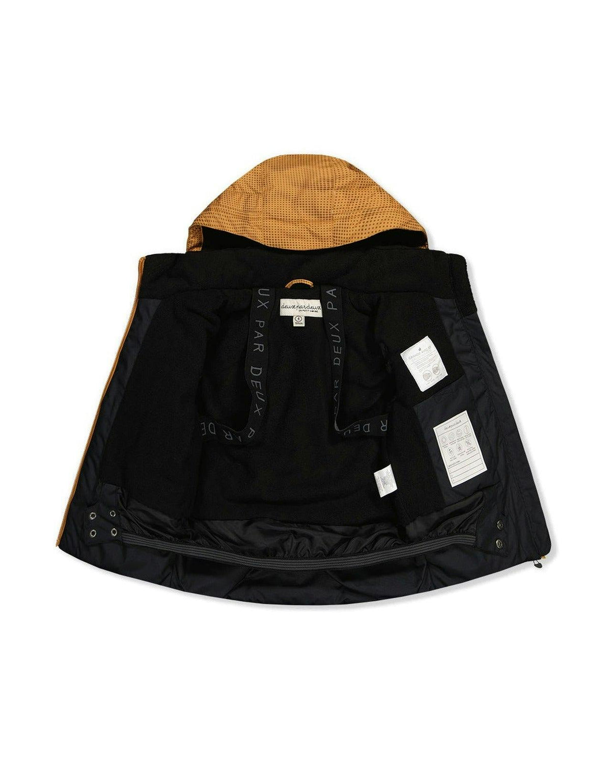 Two Piece Play Snowsuit Brown And Black With Brown Pants