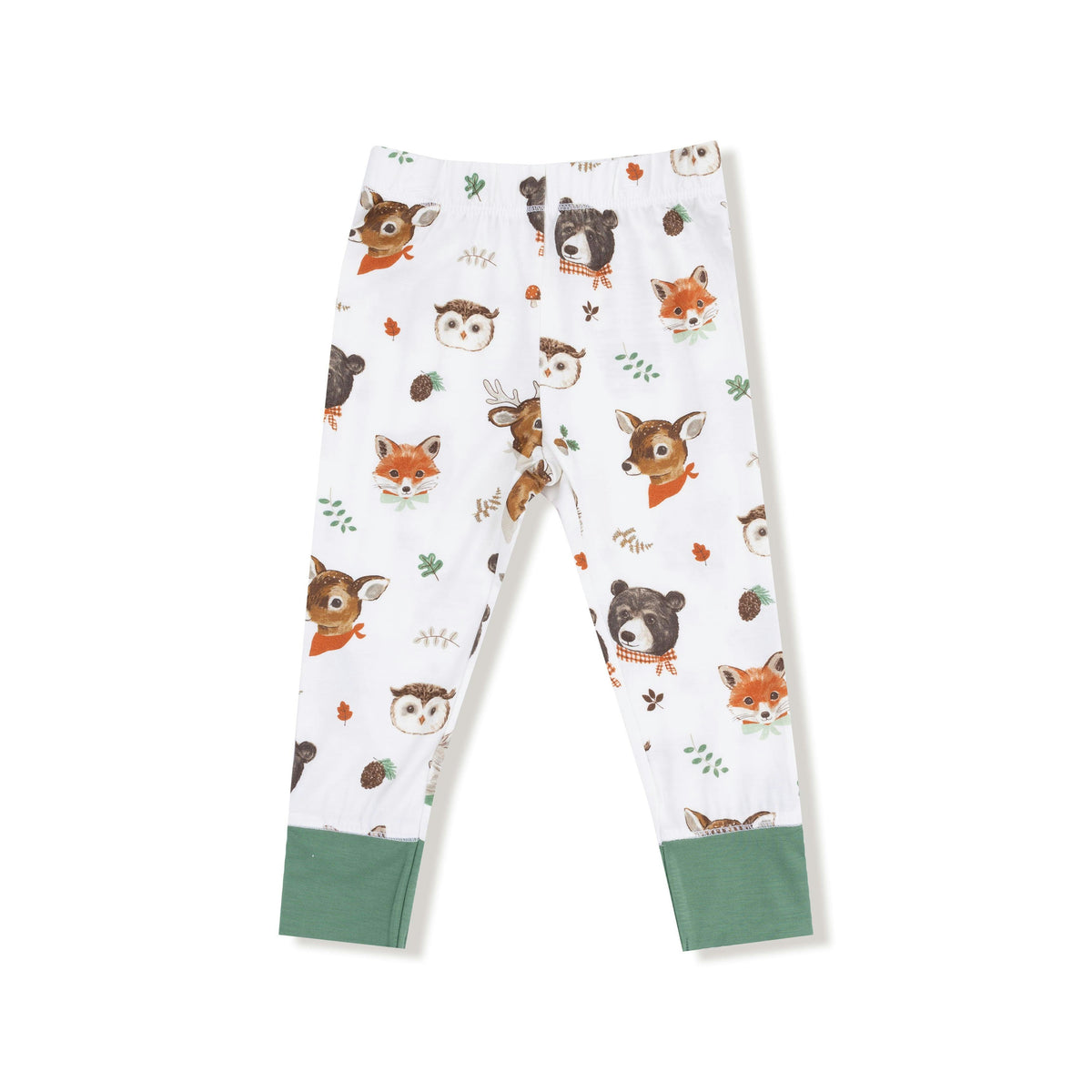 Woodland Animal Faces - Long Sleeve Loungewear Set
