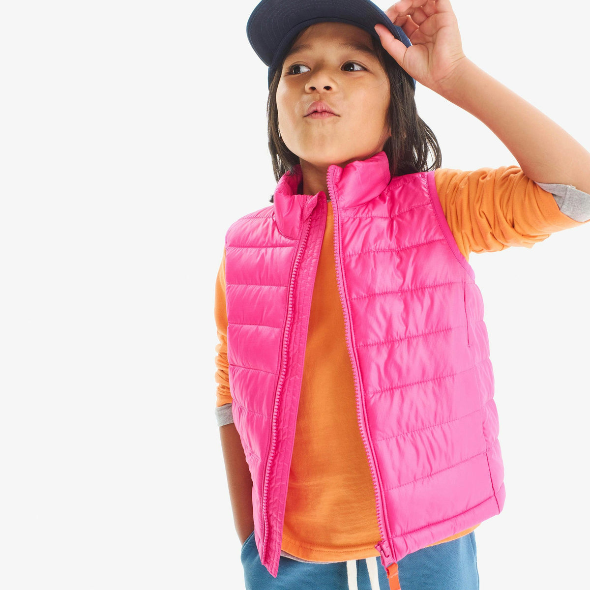 Kids lightweight puffer vest