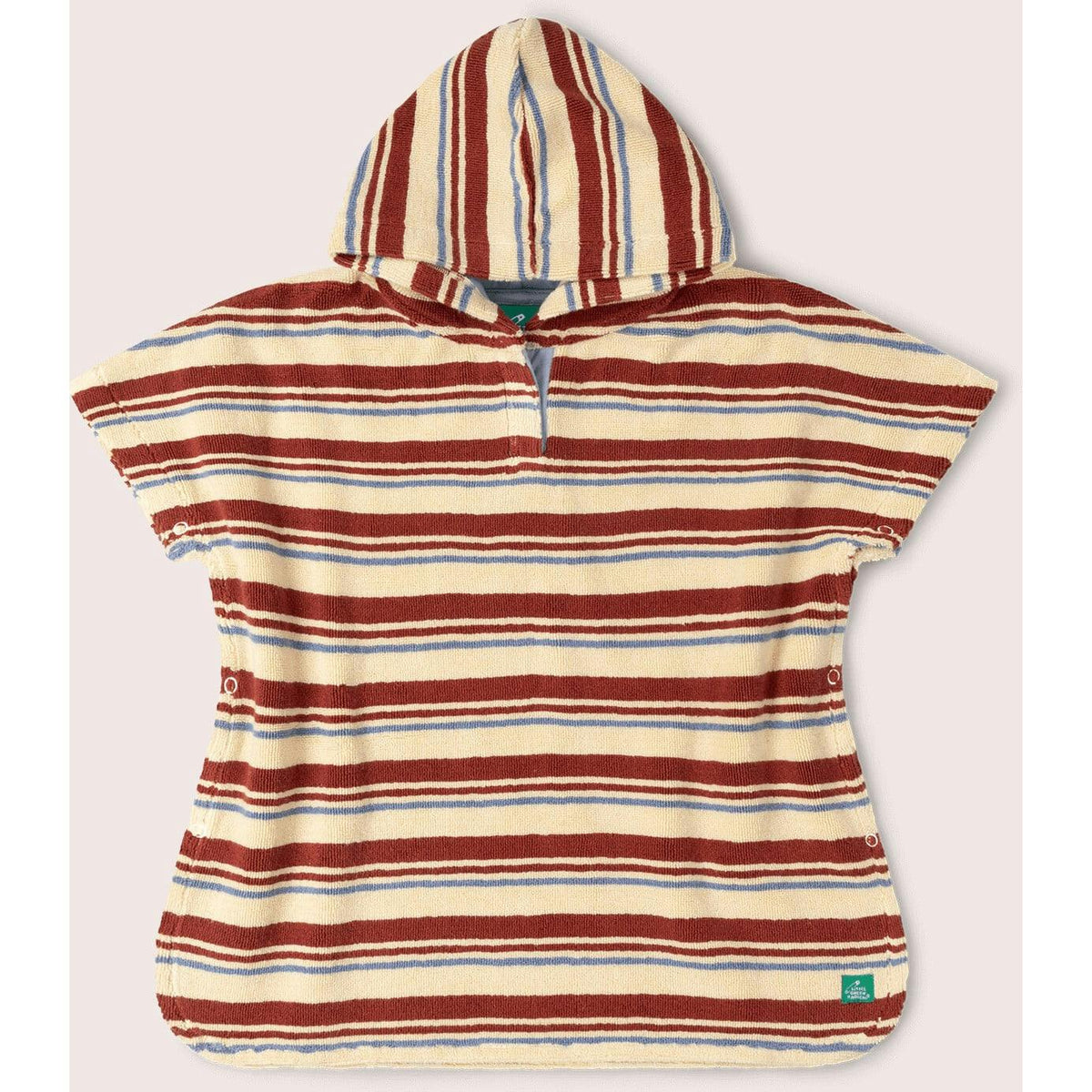 Beach Stripe Baby Towel Poncho, Multi