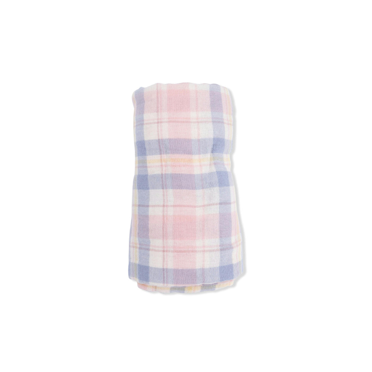 Dusty Plaid - Swaddle Blanket