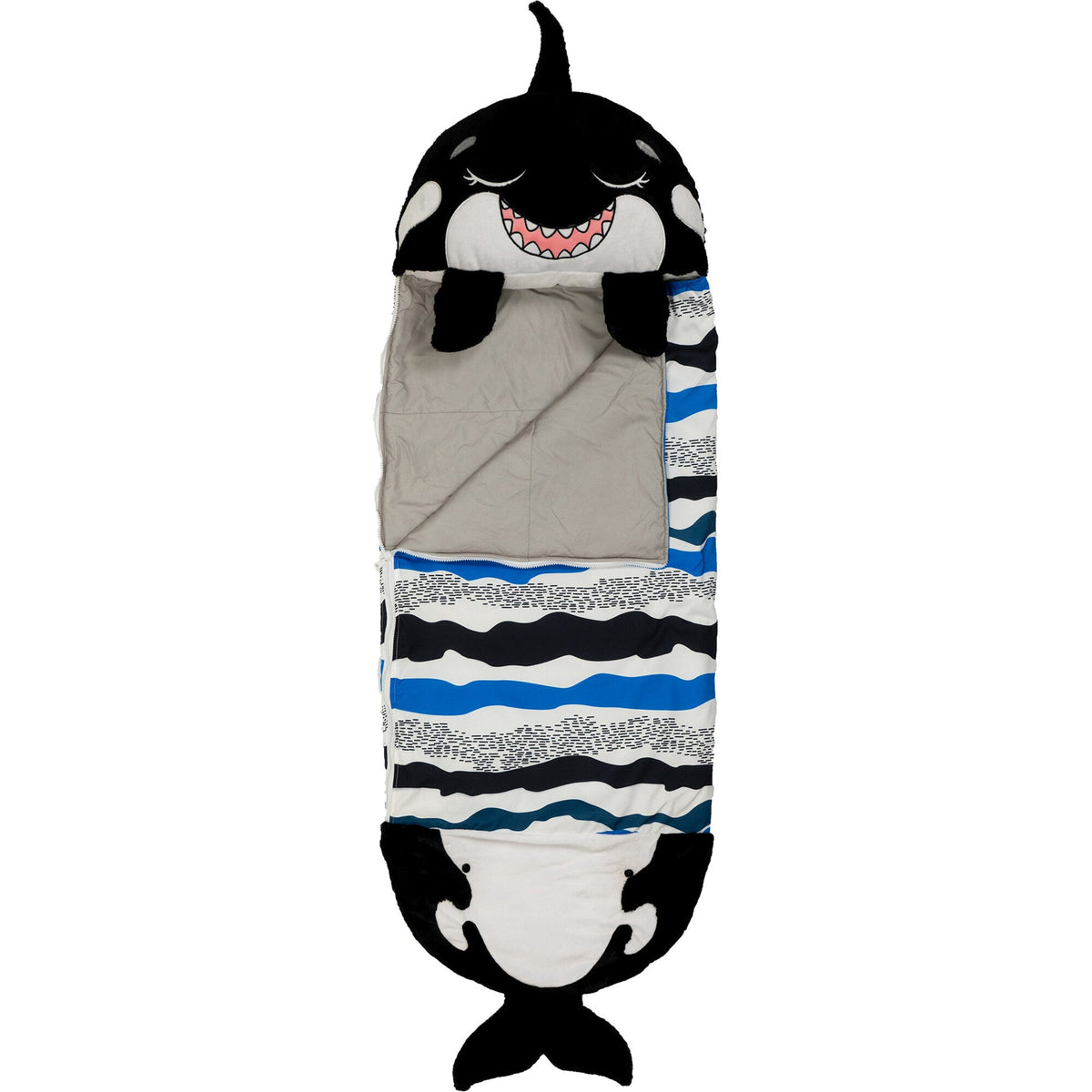 Happy Nappers: Pillow & Sleepy Sack: Large - Ozzy The Black