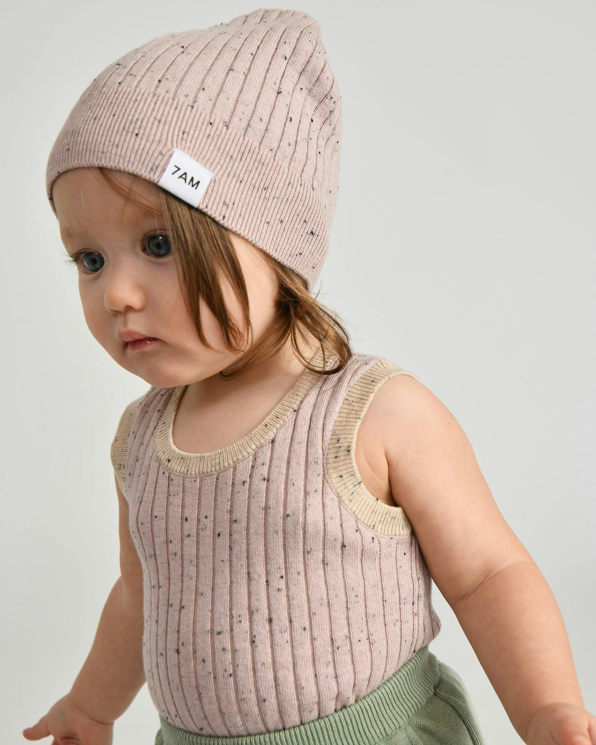 Cotton Beanie - Ribbed