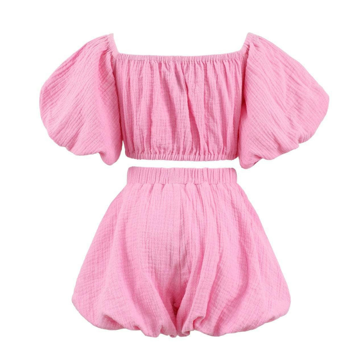 Pink Hailey Bow Bubble Set