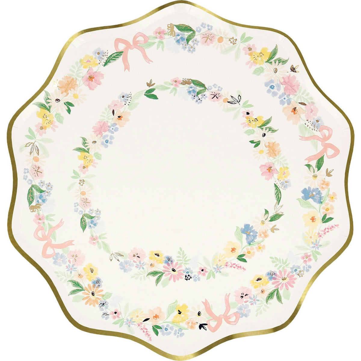 Elegant Floral Dinner Plates