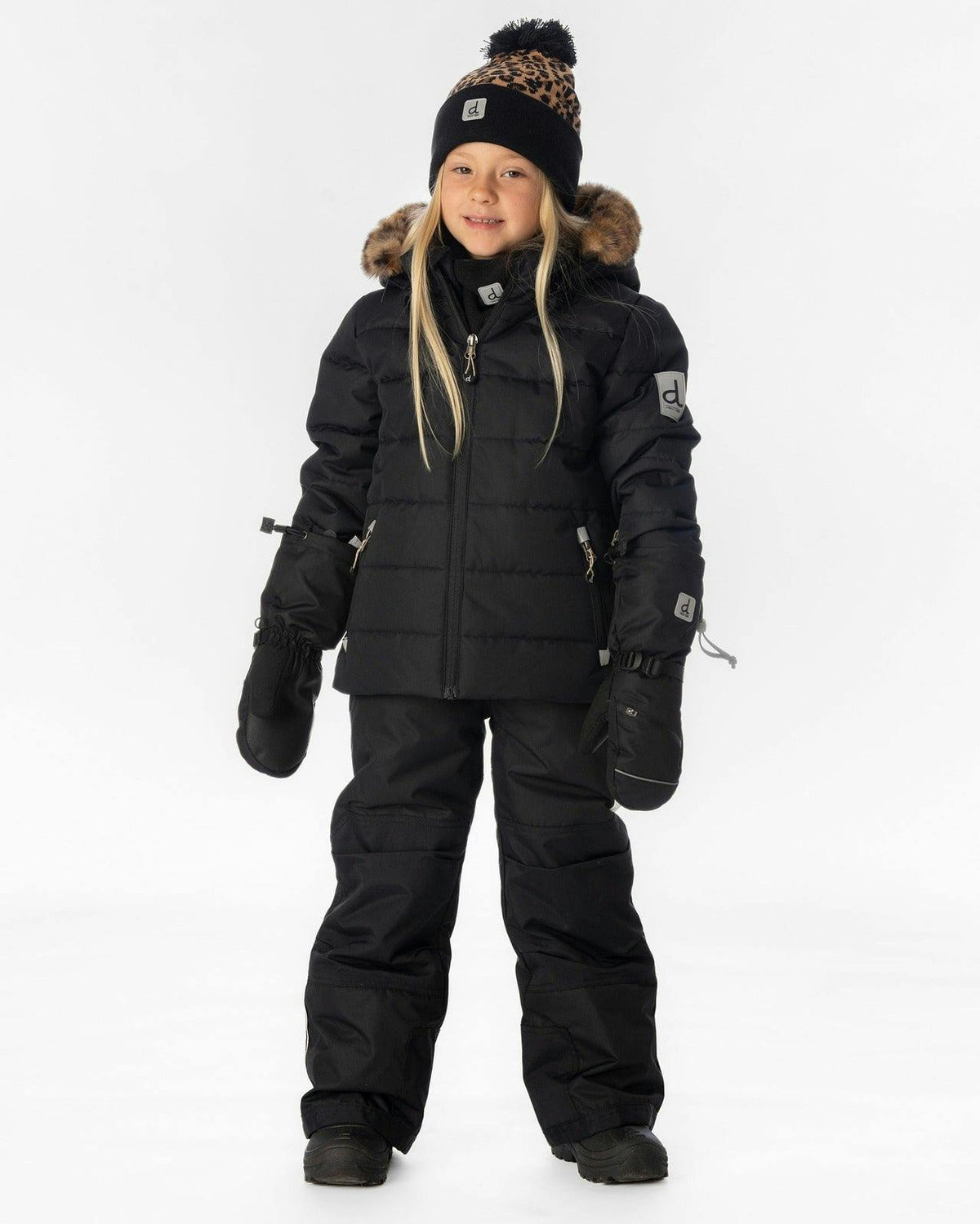 Two Piece Play Snowsuit Black