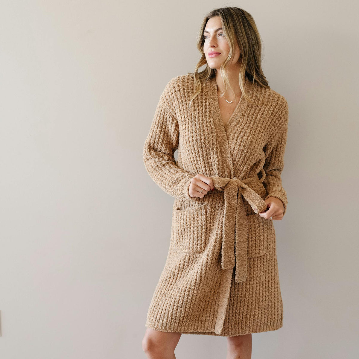 WAFFLE KNIT ROBES
