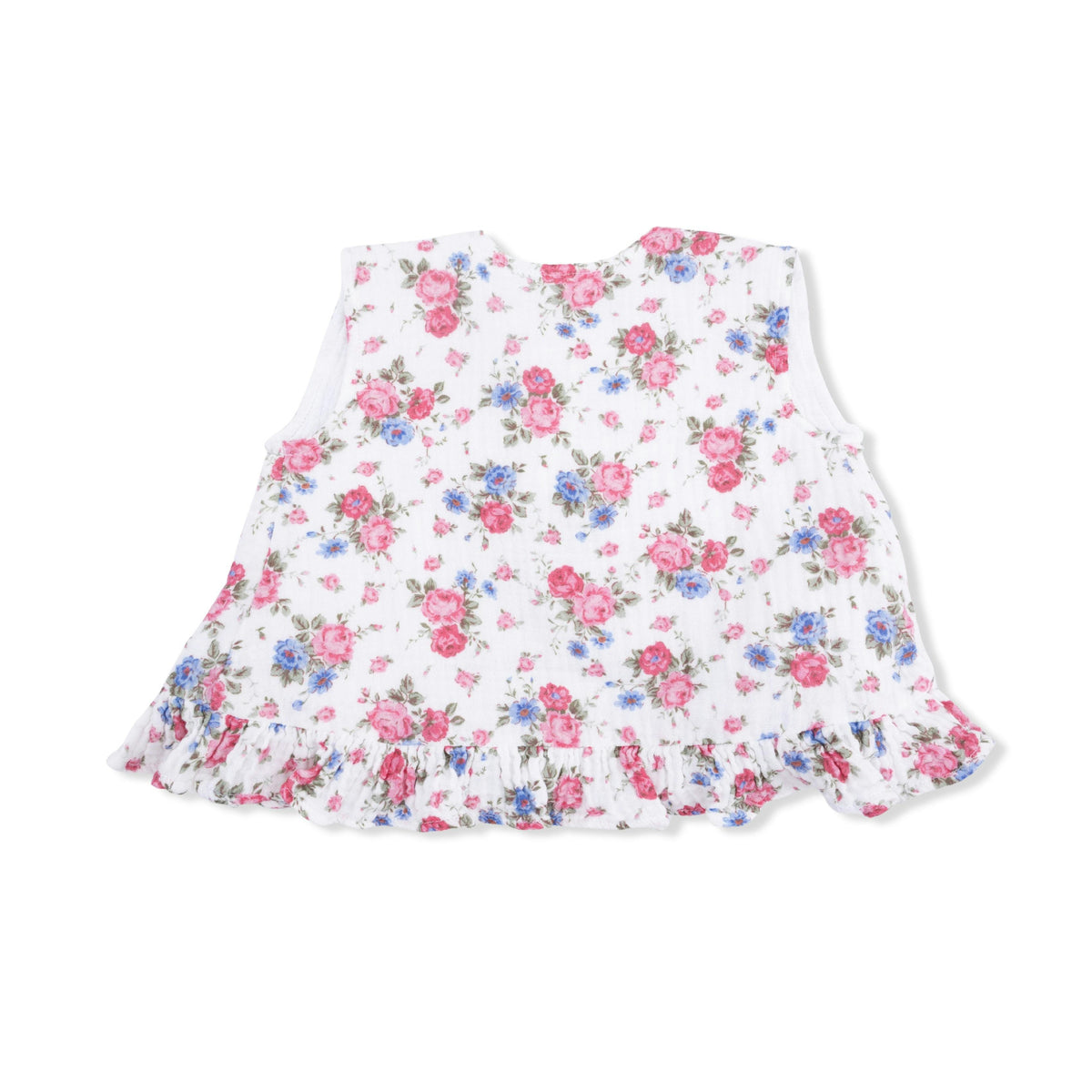 Cabbage Roses - Ruffle Back Top and Bloomer