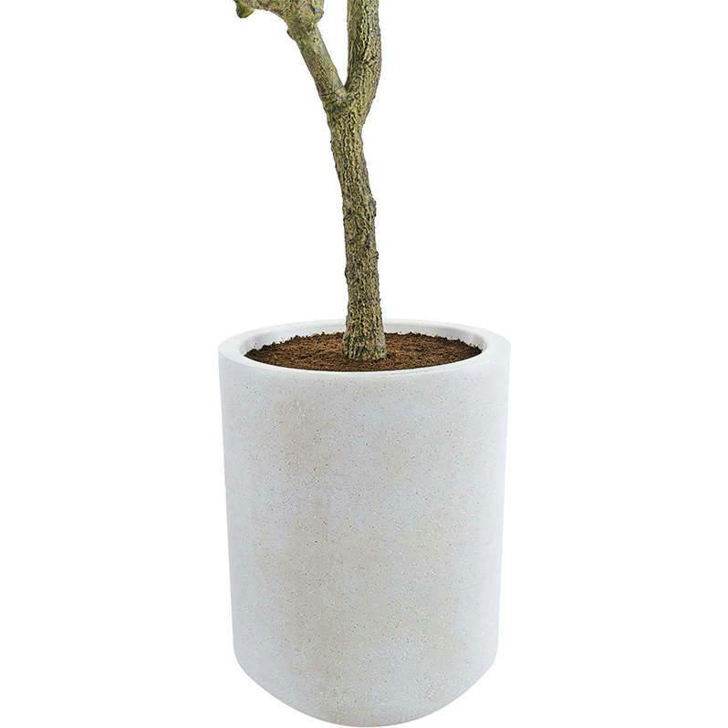 Artificial 7' Olive Tree with Artisan Mediterranean Planter