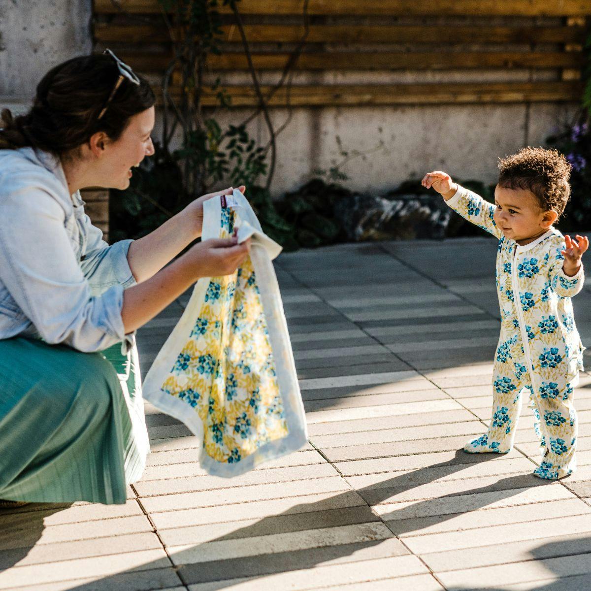 Mini Lovey Two-Layer Muslin Security Blanket
