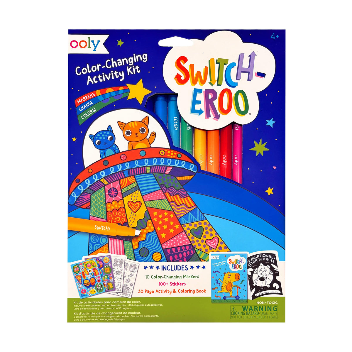 Switch-eroo! Color-Changing Activity Kit - Markers Stickers Coloring Book